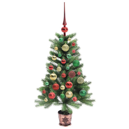 vidaXL Christmas Tree with 150 LEDs with Stand Green 90 cm PE - 49201
