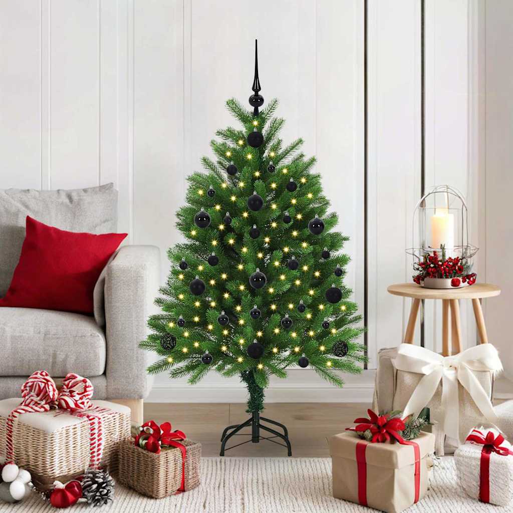 vidaXL Christmas Tree with 150 LEDs with Stand Green 120 cm PE - 49215