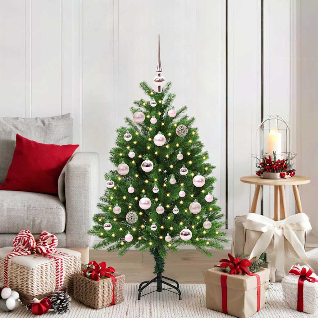 vidaXL Christmas Tree with 150 LEDs with Stand Green 120 cm PE - 49216