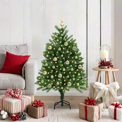 vidaXL Christmas Tree with 150 LEDs with Stand Green 120 cm PE - 49231