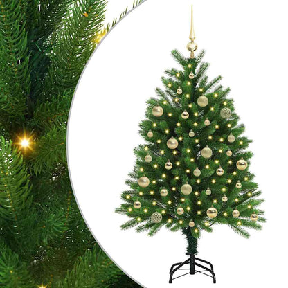 vidaXL Christmas Tree with 150 LEDs with Stand Green 120 cm PE - 49231
