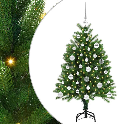vidaXL Christmas Tree with 150 LEDs with Stand Green 120 cm PE - 49232