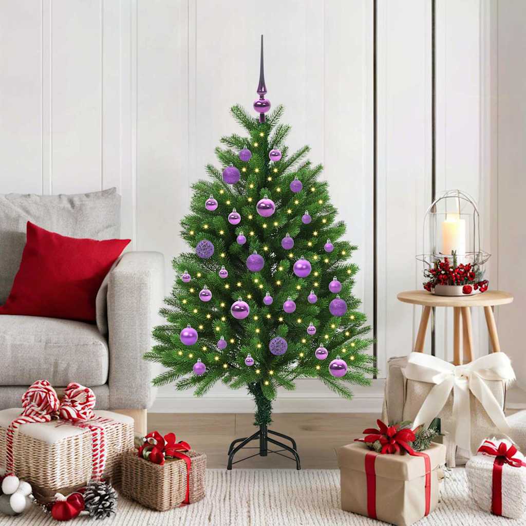 vidaXL Christmas Tree with 150 LEDs with Stand Green 120 cm PE - 49233