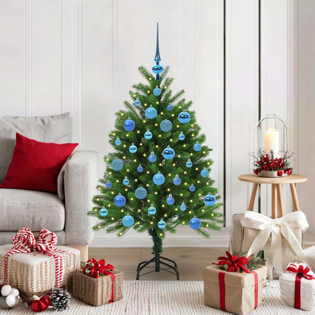 vidaXL Christmas Tree with 150 LEDs with Stand Green 120 cm PE - 49238