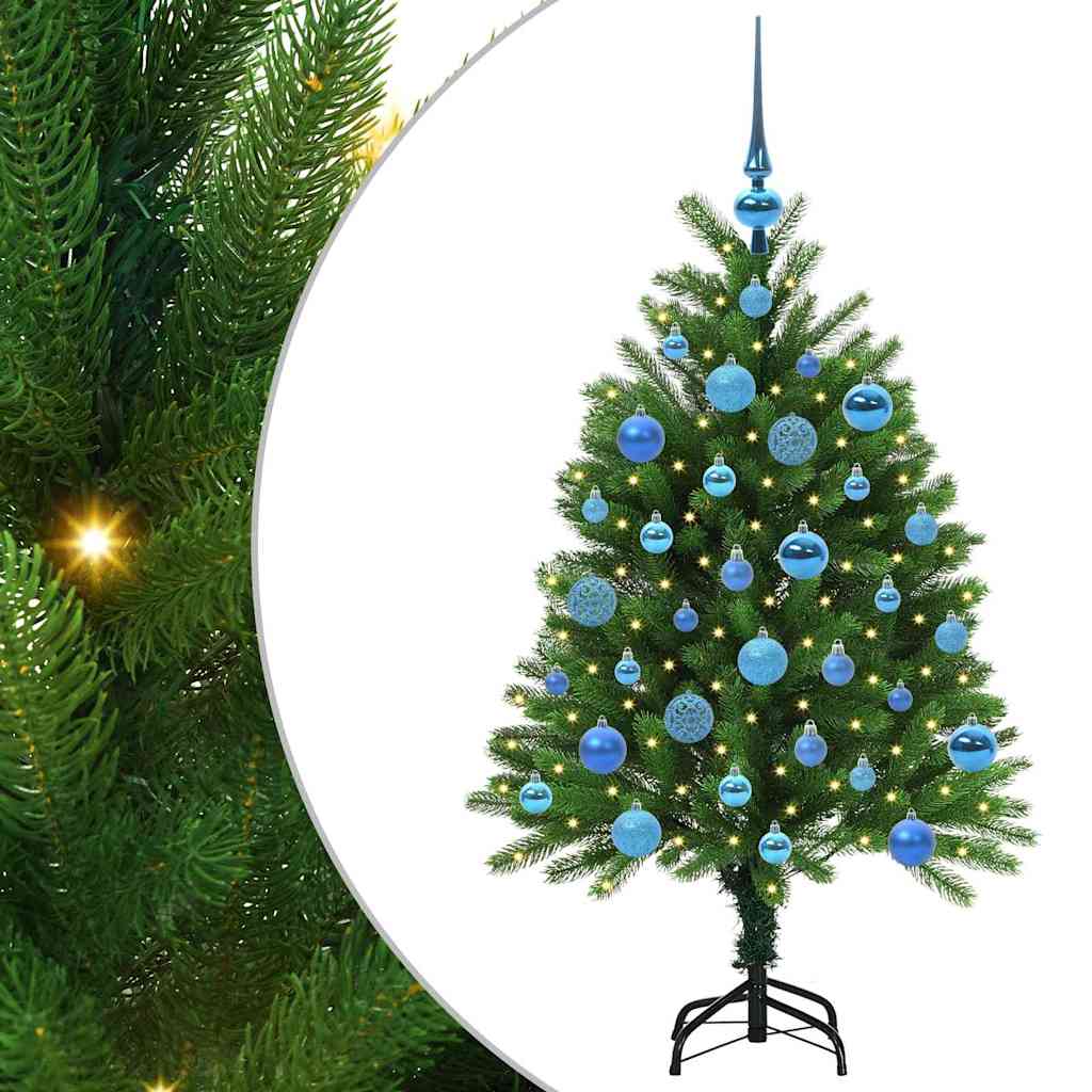 vidaXL Christmas Tree with 150 LEDs with Stand Green 120 cm PE - 49238
