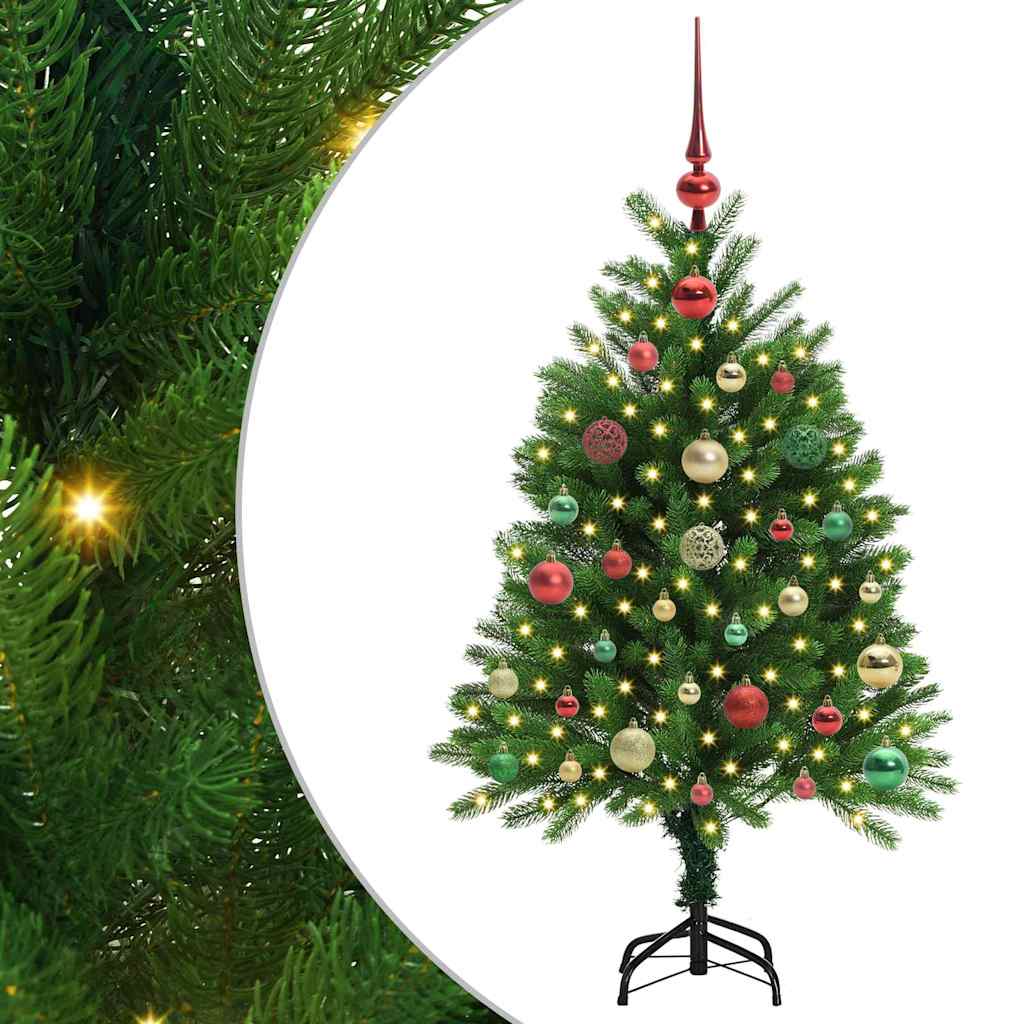 vidaXL Christmas Tree with 150 LEDs with Stand Green 120 cm PE - 49251