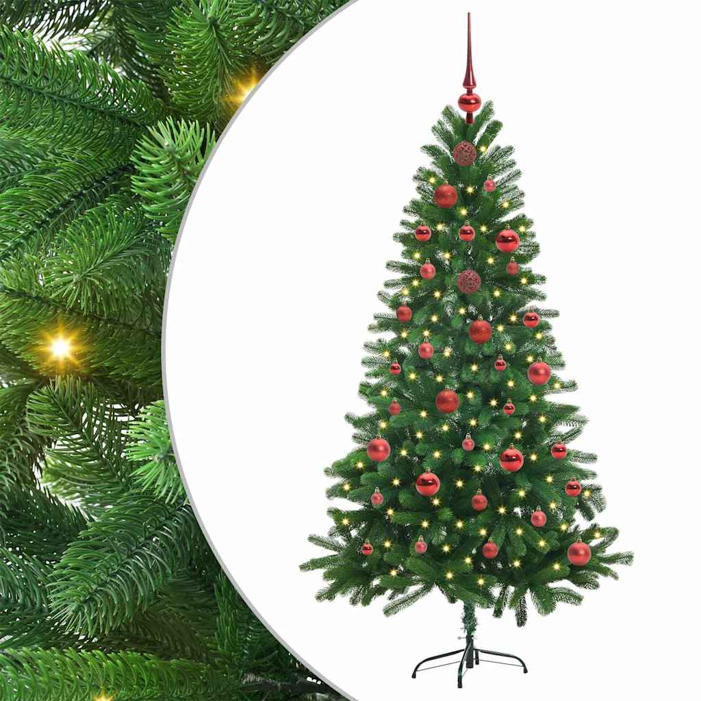vidaXL Christmas Tree with 150 LEDs with Stand Green 150 cm PE