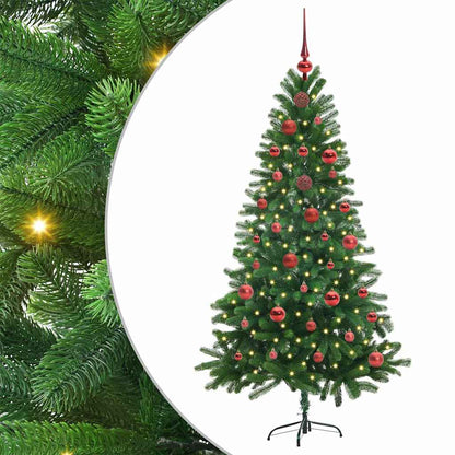 vidaXL Christmas Tree with 150 LEDs with Stand Green 150 cm PE