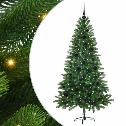 vidaXL Christmas Tree with 150 LEDs with Stand Green 150 cm PE - 49259