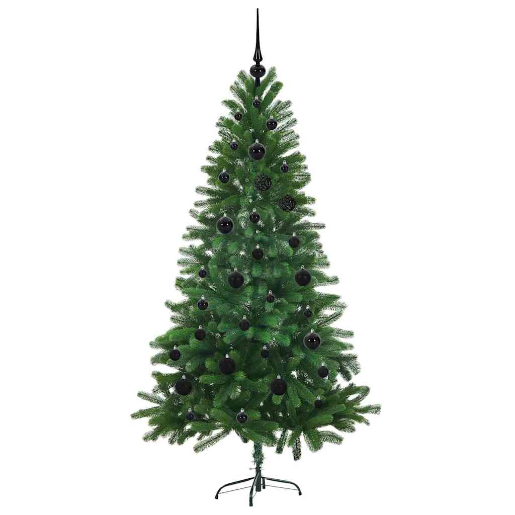 vidaXL Christmas Tree with 150 LEDs with Stand Green 150 cm PE - 49259