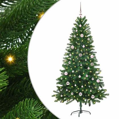 vidaXL Christmas Tree with 150 LEDs with Stand Green 150 cm PE - 49272