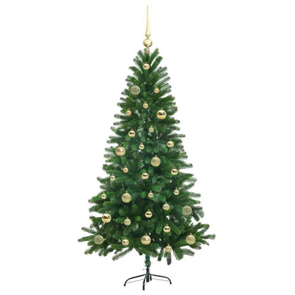 vidaXL Christmas Tree with 150 LEDs with Stand Green 150 cm PE - 49282