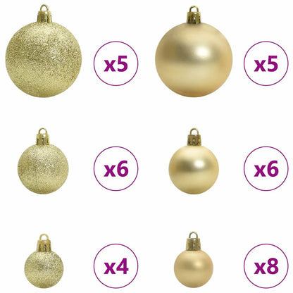 vidaXL Christmas Tree with 150 LEDs with Stand Green 150 cm PE - 49282