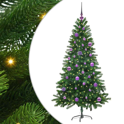 vidaXL Christmas Tree with 150 LEDs with Stand Green 150 cm PE - 49288