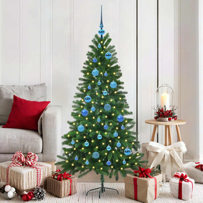 vidaXL Christmas Tree with 150 LEDs with Stand Green 150 cm PE - 49290