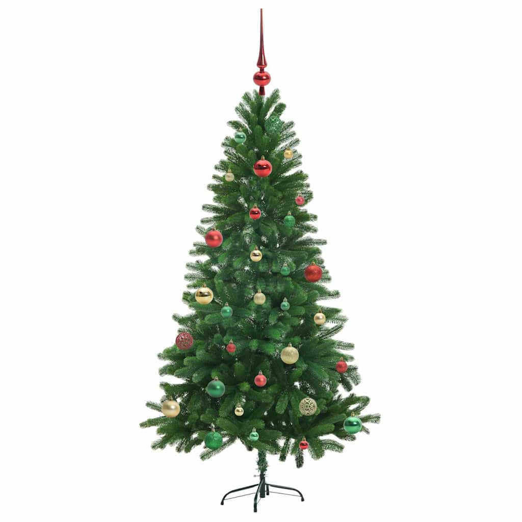 vidaXL Christmas Tree with 150 LEDs with Stand Green 150 cm PE - 49297