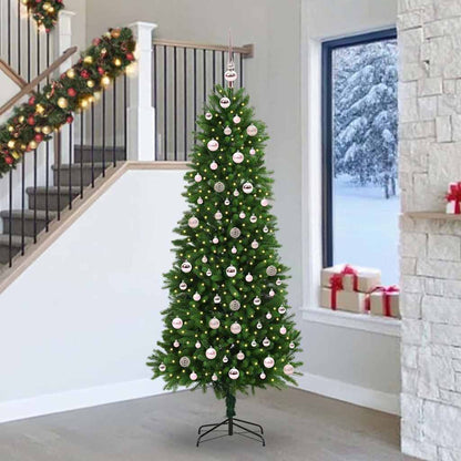 vidaXL Christmas Tree with 300 LEDs with Stand Green 240 cm PE - 49301