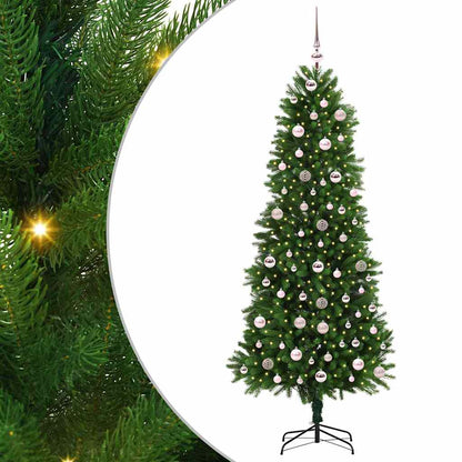 vidaXL Christmas Tree with 300 LEDs with Stand Green 240 cm PE - 49301