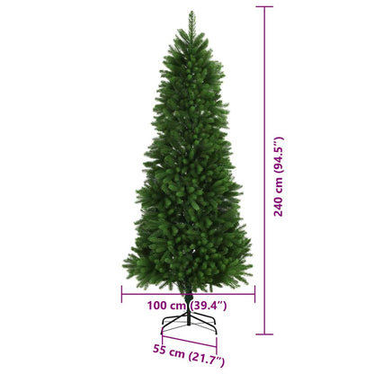 vidaXL Christmas Tree with 300 LEDs with Stand Green 240 cm PE - 49301
