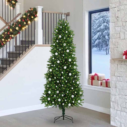 vidaXL Christmas Tree with 300 LEDs with Stand Green 240 cm PE - 49302
