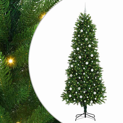 vidaXL Christmas Tree with 300 LEDs with Stand Green 240 cm PE - 49302