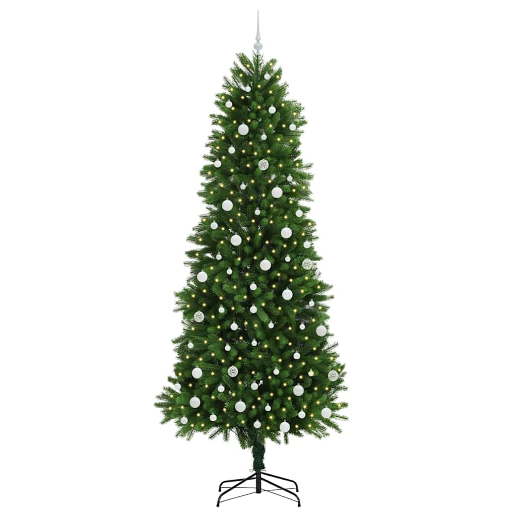 vidaXL Christmas Tree with 300 LEDs with Stand Green 240 cm PE - 49302