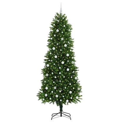 vidaXL Christmas Tree with 300 LEDs with Stand Green 240 cm PE - 49302