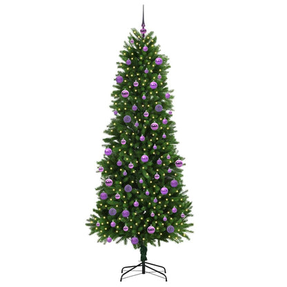 vidaXL Christmas Tree with 300 LEDs with Stand Green 240 cm PE - 49304