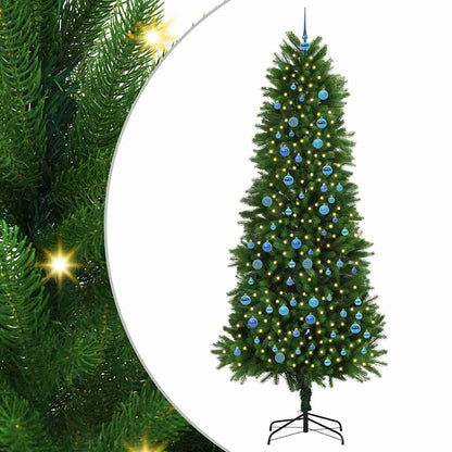 vidaXL Christmas Tree with 300 LEDs with Stand Green 240 cm PE - 49307