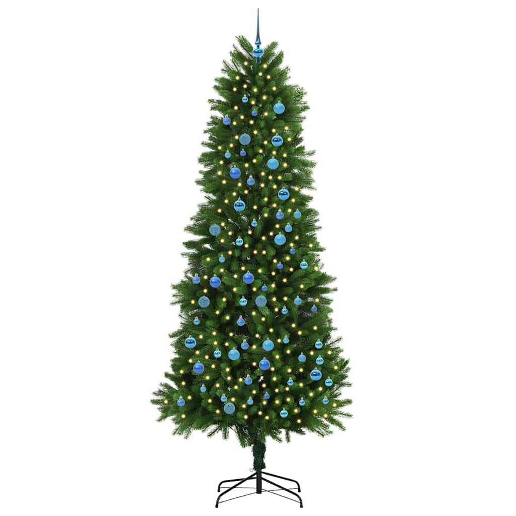 vidaXL Christmas Tree with 300 LEDs with Stand Green 240 cm PE - 49307