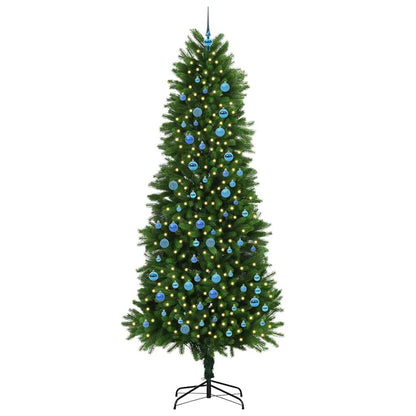vidaXL Christmas Tree with 300 LEDs with Stand Green 240 cm PE - 49307