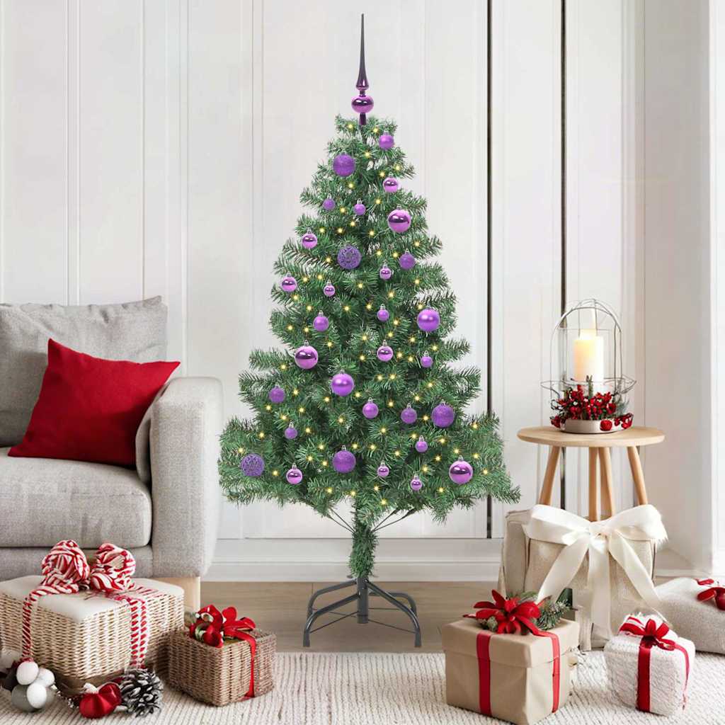 vidaXL Christmas Tree Green 150 cm PVC - 49360
