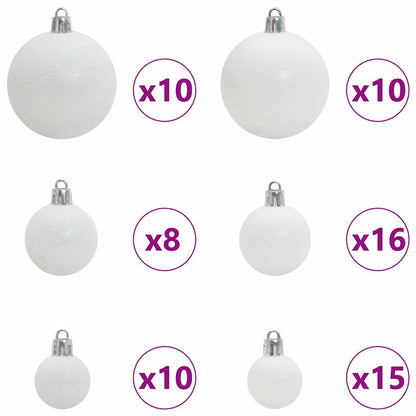 vidaXL Christmas Tree Green 180 cm PVC - 49398