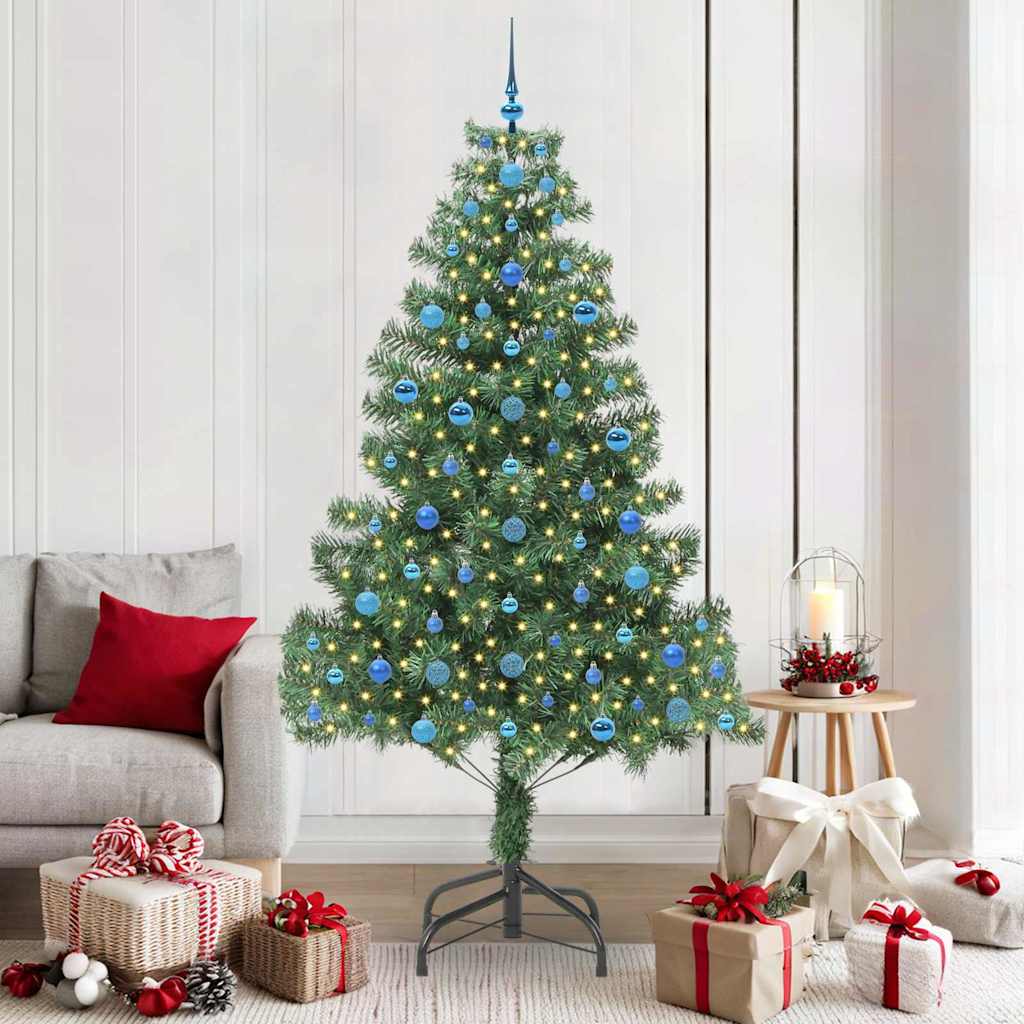 vidaXL Christmas Tree Green 210 cm PVC - 49434