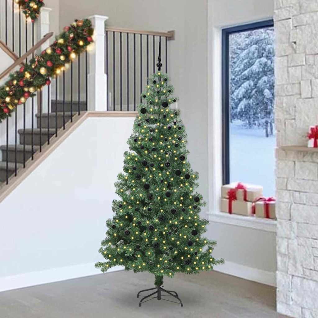 vidaXL Christmas Tree Green 240 cm PVC