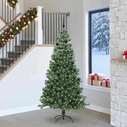 vidaXL Christmas Tree Green 240 cm PVC