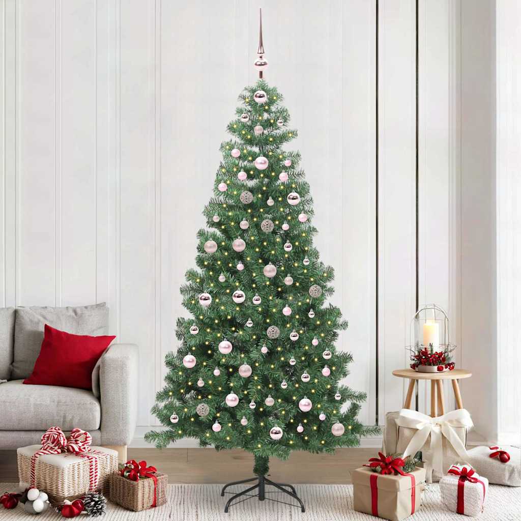vidaXL Christmas Tree Green 240 cm PVC - 49438