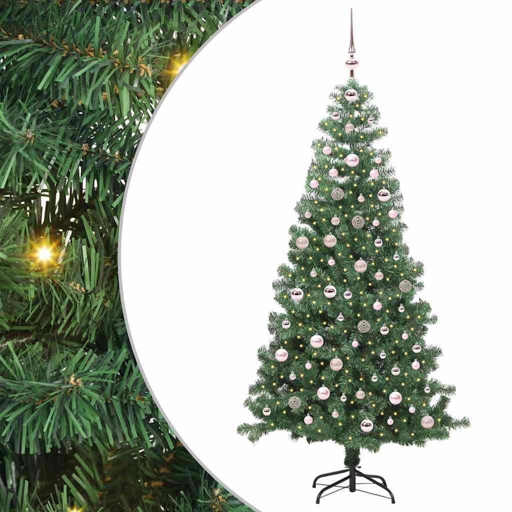 vidaXL Christmas Tree Green 240 cm PVC - 49438