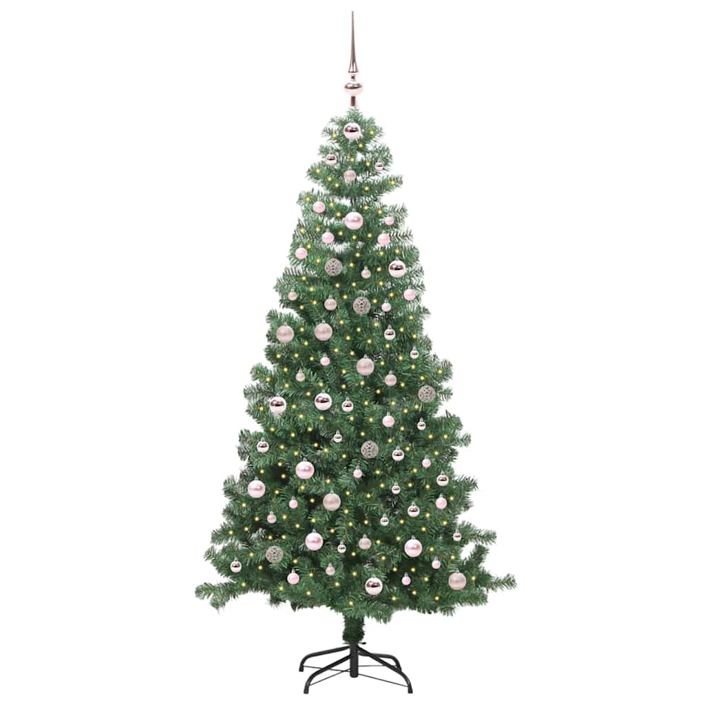 vidaXL Christmas Tree Green 240 cm PVC - 49438