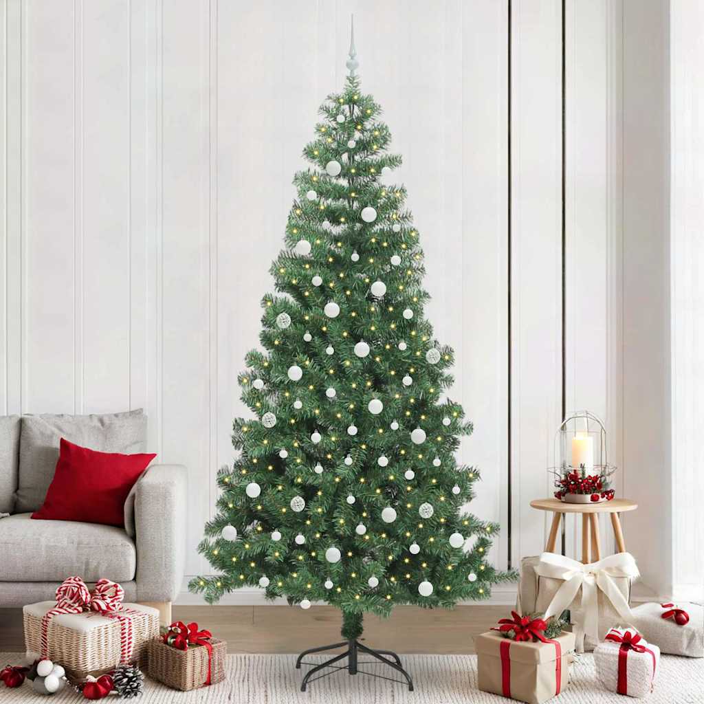 vidaXL Christmas Tree Green 240 cm PVC - 49441