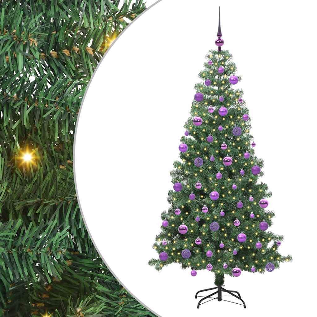 vidaXL Christmas Tree Green 240 cm PVC - 49446