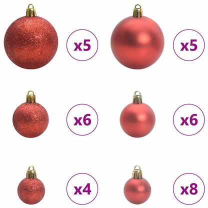 vidaXL Christmas Tree Pink 120 cm PVC