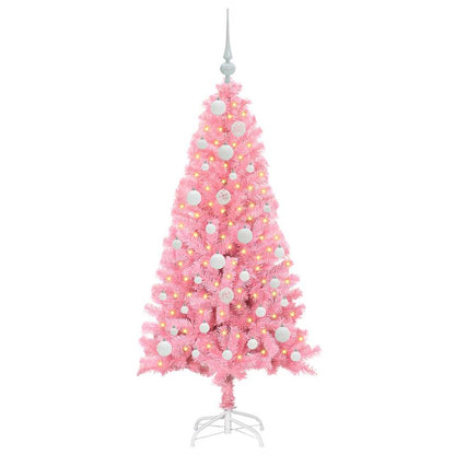 vidaXL Christmas Tree Pink 120 cm PVC - 49464