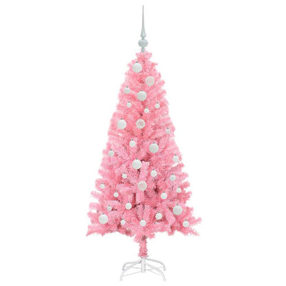 vidaXL Christmas Tree Pink 120 cm PVC - 49464