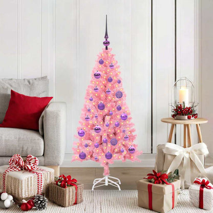 vidaXL Christmas Tree Pink 120 cm PVC - 49480