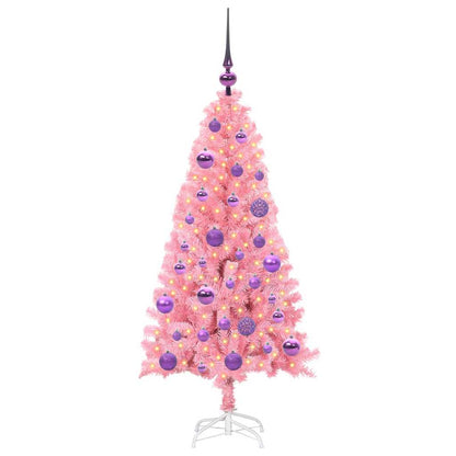 vidaXL Christmas Tree Pink 120 cm PVC - 49480