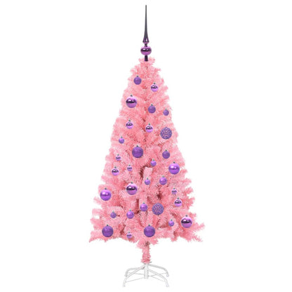 vidaXL Christmas Tree Pink 120 cm PVC - 49480