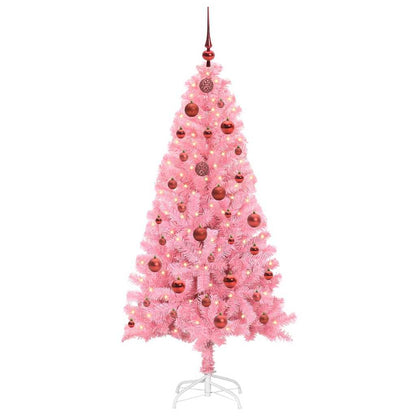 vidaXL Christmas Tree Pink 150 cm PVC