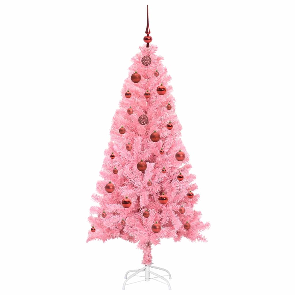 vidaXL Christmas Tree Pink 150 cm PVC