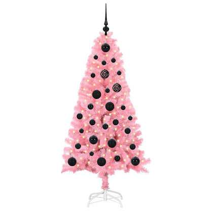 vidaXL Christmas Tree Pink 150 cm PVC - 49498